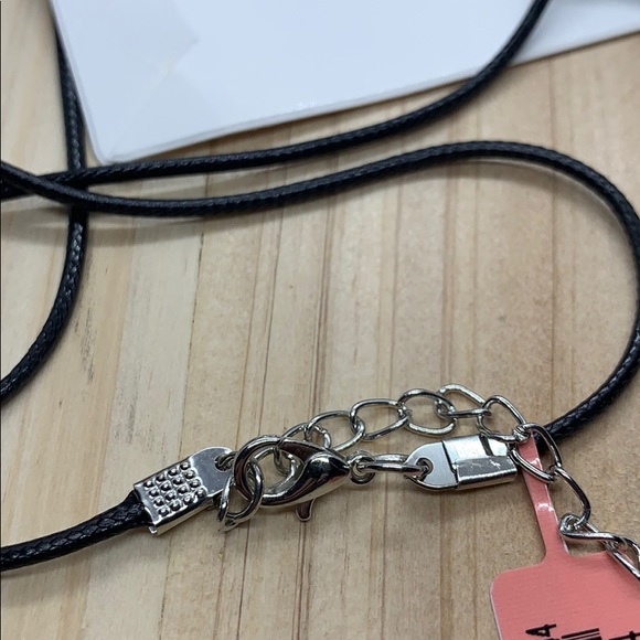 Blue Howlite Pendant with Wax Necklace (24-26 in) - Picture 7 of 7